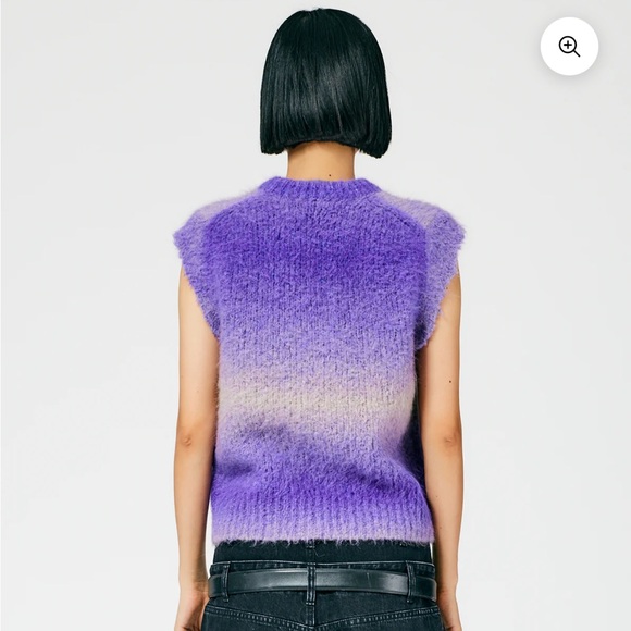 Tibi alpaca ombré sweater vest, S - Picture 2 of 5